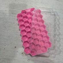 1/4/6pcs Ice Cube Honeycomb Mold, 37-Cavity Ice Cube Tray, Multifunctional Household Chocolate Mold With Removable Lid, Stackable Ice Tray With Cover, For Freezer, Cocktail, Whiskey, Kitchen Gadget, Apartment Essential - Multicolor - View 19