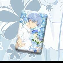 弗勒里安新花园咖啡馆系列 Gus Simmel 园艺周边方形徽章，礼品，节日礼品，生日礼品，完美礼品（无水印） - 彩色 - 查看 4