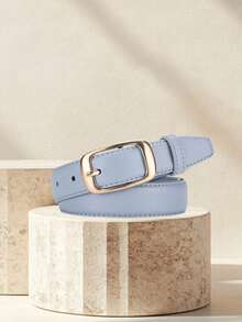 Versatile Belt, Fashionable Waist Belt, Retro Leather Belt, Minimalist Design, Suitable For Jeans And Casual Wear - Multicolor - View 8