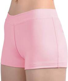 Cut Low Rise Booty Shorts - Spandex Active Dance Yoga Workout Fitness Shorts WomenA Valentine's Day KV0K - 粉色 - 查看 7