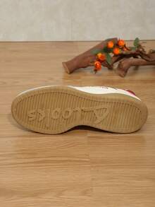 Bestselling Breathable Casual Sneakers, Women's 2025 Spring New Versatile Leisure Sports Skateboard Shoes, - Red - View 7