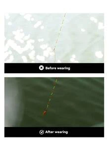 1 Pair Square Casual Versatile Fashion Glasses, Unisex, Suitable For Daily Wear, Street Photography, Vacation, Summer Beach, Back To School - Black - View 4