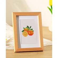 12 Pcs Small Diamond Art Kits, Fruit Mini Diamond Painting Kits For Adults Beginners, 5D DIY Square Drill Diamond Dots, Quickly Finishable Mini Gem Art For Home Wall Desktop Decor, 6X7in - FT017 - 查看 3