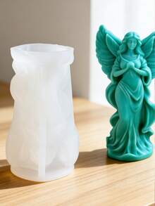 1个梦幻女神造型硅胶蜡烛模具 - A-白色 - 查看 5
