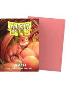 EstiloArcane Tinman Dragon Shield Sleeves – Dragon Shield Matte Dual Might (Verde) 100 CT – Las Fundas para Tarjetas MTG Son Suaves y Resistentes, compatibles con Tarjetas  y Magic The GatheringVersión mejorada - durazno - Ver 3