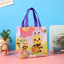24pcs/12pcs/4pcs Bee Themed Gift Bags, Made Of Non-Polypropylene Material With Sturdy Non-Paper Handles, Cute Birthday Party Supplies, Bulk Party Favors, Baby Shower, Easter Gifts Packaging - Multicolor - View 6