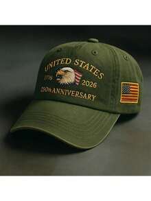 Baseball Caps - Army Green Y (Printed) - View 1