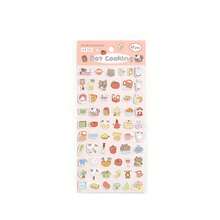1 pezzo Adesivo in carta sintetica, Adesivo per naso di animale carino, Stile coreano, Adatto per regali, ufficio, casa, etichettatura, aule, giocattoli, diari degli studenti, materiali per decorazione vintage creativa fai-da-te - Multicolore - Visualizzare 15