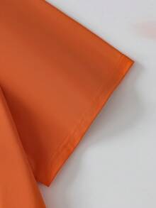 大码女式休闲豹纹蝴蝶结装饰圆领T恤。适合夏季度假、情人节礼物、母亲节礼物、送给妈妈的礼物、毕业礼物，袖子印花时尚短袖。适合夏季假期、海滩、度假、春季、狂欢节等场合。 - 橘色 - 查看 4