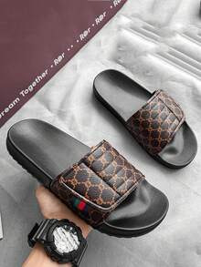 夏季男士休闲凉鞋 - 厚底时尚拖鞋，适合卧室和居家穿着，防滑运动沙滩斋月阿拉伯棕色人字拖，尺码 39-47 - 白色 - 查看 4