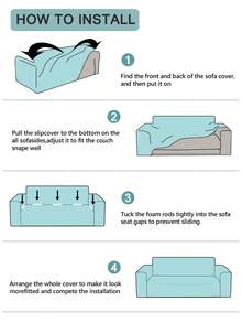 1PC Modern Minimalist Style Wheat Pattern Elastic Fully Enclosed Sofa Cover, All-Season Universal Sherpa Jacquard Pet-Friendly Anti-Dirt Lazy Sofa Protector Slipcover, Machine Washable - Dark Brown - View 5