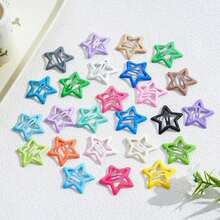 20/30/40 Colorful Five-Pointed Star-Shaped Hair Clips. Perfect For Parties And Everyday Wear. - 40聯合國 - 查看 5