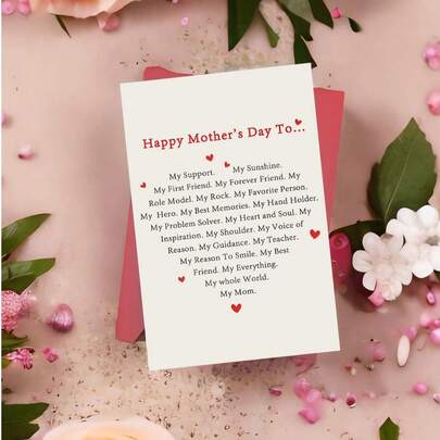 Thankful Mother's Day Card, Mother's Day Gift From Child, Happy Mother's Day Card For Her Women, Funny Mother's Day Gift From Daughter Son