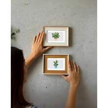 PeakLuv 12pcs Small Diamond Art Kits Small Diamond Painting Kits, Green Plants Mini Diamond Art Kits For Beginners, DIY Square Drill Mini Gem Painting 1-Hour Painting For Home Desktop Decor, 6X7in - 綠植 - 查看 6