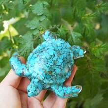 1/3pcs Crystal Resin Big Sea Turtle, DIY Jewelry Decoration, Decorative Collection, Holiday Party, Indoor, Garden Decor, Beach Party, Statue Aquarium, Best Holiday Gift - Crystal Resin Giant Turtle - View 14