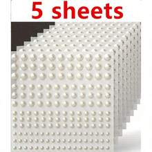 165颗自粘珍珠贴纸，4种尺寸，适用于化妆、珠宝、面部、身体、指甲、头发、手机艺术工艺装饰，是理想的万圣节和节日礼物。