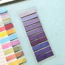 1pc/7pcs/20pcs Gradient Multi-Color Mixed Index Sticky Notes, 200 Sheets Per Card, Self-Adhesive Page Markers, Office & School Supplies For File Organization And Note Taking - Multicolor - View 18
