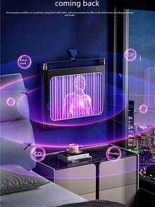 Electric Mosquito Killer, Indoor Insect Killer With Hanging Chain And Detachable Insect Tray, USB Powered - Random Color - View 6