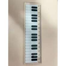 15cm Transparent Plastic Piano Ruler, 15cm Music Note Ruler, Thicker Piano Music Note Ruler - one-size - View 6