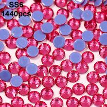 SS6 2mm-SS12 3mm，1440颗/包；SS16 4mm，720颗/包；SS20 4.8mm，360颗/包；SS30 6.4mm，288颗/包；圆形平底玻璃水晶水钻，多色水晶宝石，DMC热熔珠，适用于DIY美甲、服装、包包、鞋子、工艺品、闪亮美甲贴纸装饰