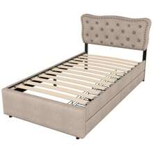 90*200 Kinderbetten, Etagenbetten, Eisenbetten, Eisenetagenbetten In Classic Form - beige brown - 查看 12