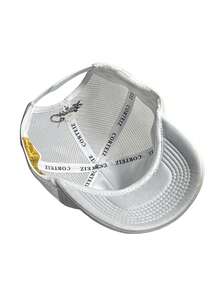 Gorra de camionero estilo americano | Nuevo modelo con estampado de castillo, tejido de malla transpirable, ideal para protección solar outdoor - Blanco - Ver 2