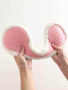 1pc Women's New Warm Thick Anti-Freeze Ear Muffs, Cute Plush Ear Warmers, Ear Covers For Riding, Polyester Fiber, Suitable For Winter