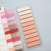 1pc/7pcs/20pcs Gradient Multi-Color Mixed Index Sticky Notes, 200 Sheets Per Card, Self-Adhesive Page Markers, Office & School Supplies For File Organization And Note Taking - Multicolor - View 36