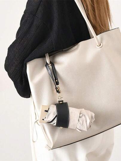 1 pieza Clip de almacenamiento multifuncional para toalla, bufanda, guante - Portátil soporte para bufanda de exterior, organizador de clip - Se puede fijar de forma segura a bolso, billetera, bolsa de viaje