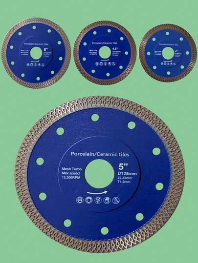Stone Cutting Blades, Tile Cutting Blades, Glass Cutting Blades, Alloy Wood Panel Angle Grinder Cutting Blades, Brazed Flange Flat Grinding Cutting Discs, Diamond Saw Blades, Sharp And Durable, High-End Craftsmanship, Easy To Use