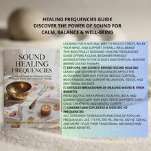Sound Healing Frequencies Guide | Healing Hz Chart For Stress Relief, Anxiety, Sleep, Meditation, Chakra Balance & Wellness - Beginner-Friendly Sound Therapy Reference Booklet, Paper Material