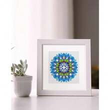 PeakLuv 12pcs Mandala Small Diamond Art Kits Small Diamond Painting Kits, Flowers Mini Diamond Art Kits For Beginners, Square Drill Mini Gem Painting 1-Hour Painting For Home Desktop Decor, 6X6in - 曼陀羅 - 查看 9