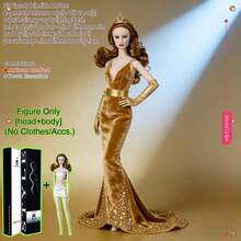 12关节球形关节12.6英寸1/6 BJD/MJD - 可动超模，精致面部特征，蓬松秀发，节日收藏佳品（仅人偶） - 只有娃娃,沒有衣服 - 查看 15