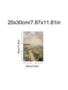 Tranh vẽ hoa dại ven biển màu trắng, tranh phong cảnh nông trại bãi biển cổ điển, tranh phong cảnh hoa lá trầm buồn, tranh cánh đồng hoa mùa xuân ven biển, tranh hoa dại hoàng hôn ven biển cổ điển, món quà lý tưởng cho bạn bè, tranh trang trí phòng ngủ, trang trí phòng khách, trang trí văn phòng, trang trí phòng tắm, tranh nghệ thuật treo tường, trang trí nhà cửa, trang trí phòng, tranh canvas treo tường, áp phích, tranh treo tường có khung, khung tùy chọn. - Nhiều màu - Xem 18