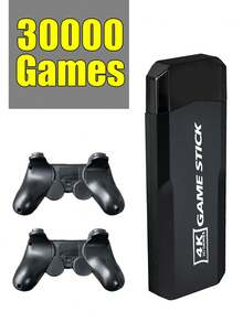 1 zestaw domowej konsoli do gier, wbudowane 40 000 klasycznych gier retro, 12 emulatorów PS1/FC, możliwość podłączenia do telewizora, obsługa dwóch bezprzewodowych kontrolerów, joystick HD Retro Arcade, mini kontroler do gier, odpowiedni do rozrywki rodzinnej, imprez i interakcji ze znajomymi - Wielokolorowe - Zobacz 14