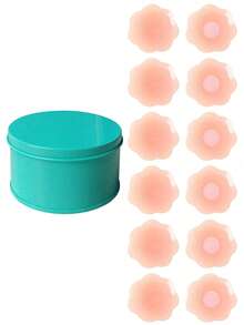 2/12 miếng dán núm vú silicon 6.5cm, miếng che ngực vô hình cho váy hở lưng, váy cúp ngực, đồ bơi, tiện lợi khi đi du lịch. - Nhiều màu - Xem 13
