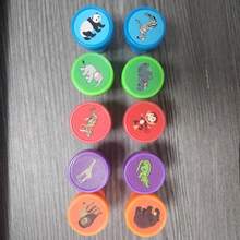 10/20/30/40pcs Assorted Self-Inking Stampers, Various Animal Designs With Cartoon Patterns, Cute Animals, Numbers And Letters, Random Styles, Great For Scrapbooking, Drawing, Album Decoration, Suitable As Birthday, Christmas, Back To School, Party Gifts (Packaging Random) - Multicolor - View 4