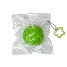 橙皮软粘减压球 - 生日/完美礼物，节日礼物 [随机包装，含吊坠] - 彩色 - 查看 10