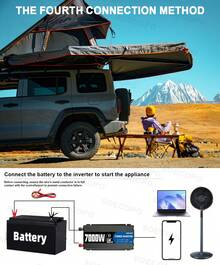 10000W Solar System Power Kit 12V/24V Dual Voltage LCD Inverter 100A Controller 300W Panel for Home/RV/Camping Power Station - SEP-11K-D7000 - Ver 11