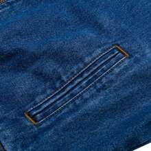 Adidas Women's Jacket FIREBIRD TT D, Minimalist Denim Style Classic Retro, Easy To Wear Comfortable Stylish For Daily, Outdoor, Casual, Commuting, KD2913 - Denim Blue - View 5