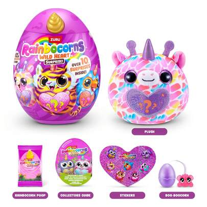  ZURU Cloud Wave Unicorn Magic Egg Elf Surprise Egg, Includes A Plush Toy And Accessories, Perfect For Girls' Pretend Play, A New Year's Gift, Or A Birthday Present.