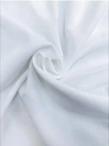 女士时尚夏季新款纽扣短袖衬衫 - 白色 - 查看 5