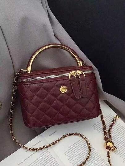 Black Casual Multifunctional Handbag, Fashionable Embroidered Plaid Fabric, Suitable For Office, Storing Phone, Lipstick, Coins, Shopping, And Use As A Wallet, Ideal For Young Women, College Students, Beginners, And Office Workers. Perfect For Office, University, Work, Business, Commuting, Outdoor Activities, Travel And Short Trips.