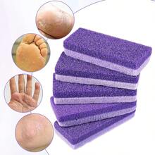 5块可重复使用的浮石足部护理海绵，去茧器，足部磨砂器，修脚工具，足浴配件 - 彩色 - 查看 3