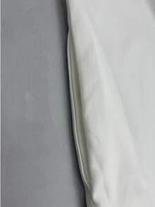 穆斯林男士正式长袍，长袖纯色宽松传统伊斯兰男装，卡夫坦节庆阿拉伯长袍 - 白色 - 查看 12