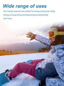 New Winter Warm Neck Gaiter - Unisex Thick Fleece Knitted Neck Warmer, Windproof And Warm, Suitable For Cycling, Skiing, Outdoor Activities And Daily Use, Perfect Gift Choice - A - View 9