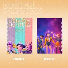 KOPO/动漫电影周边/HUNTRX 魔女猎人 印刷版学生/办公 A5 螺旋笔记本，50 页 - 彩色 - 查看 14