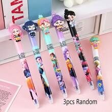 2/3/4/5/6pcs Cute Witch Hunting Team Erasable Pens, Cartoon Easily Erasable Gel Pens, Twist Pens, Student Learning Stationery, Cute Witch Hunting Team High-Quality Neutral Pens, Adorable Ballpoint Pens, 0.5mm Gel Ink Refill Retractable Pens, Signing Pens, Marking Pens, Student Prizes, Gifts, School Office Supplies - Multicolor - View 14