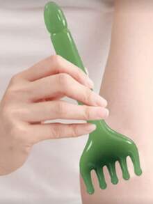 1个头皮按摩器，刮痧按摩工具，头部按摩器，便携式手持SPA头部按摩器，深度放松，返校用品，刮痧，淋巴引流，消除橘皮组织，背部按摩器，学校用品，旅行用品，旅行必备品，居家必备品，SPA，按摩工具，按摩，按摩器，SPA - 彩色 - 查看 5