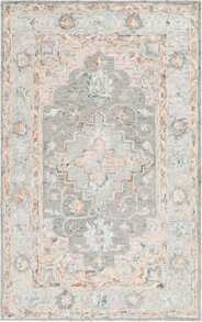 Safavieh Anatolia Collection Accent Rug - 4' X 6', Grey &Amp; Rust, Handmade Traditional Oriental Wool, Ideal For The Living Room, Bedroom, Dining Room (AN301F-4) - ColorB - 查看 3